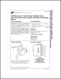 datasheet for LM1876T by 