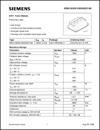 datasheet for BSM150GB120DN2E3166 by Infineon (formely Siemens)