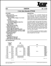 datasheet for X28C64DI-20 by 