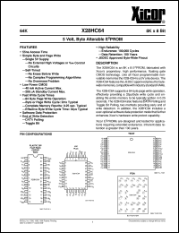 datasheet for X28HC64EMB-90 by 