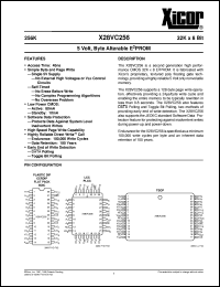 datasheet for X28VC256PMB-45 by 