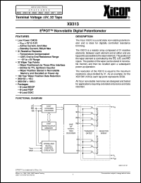 datasheet for X9313UMM by 