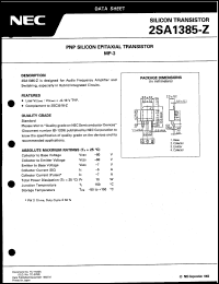 datasheet for 2SA1385 by NEC Electronics Inc.