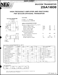 datasheet for 2SA1608 by NEC Electronics Inc.