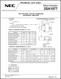 datasheet for 2SA1977-T1B by NEC Electronics Inc.