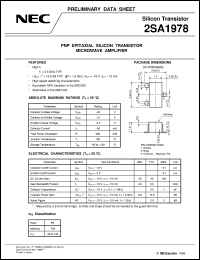 datasheet for 2SA1978-T1B by NEC Electronics Inc.