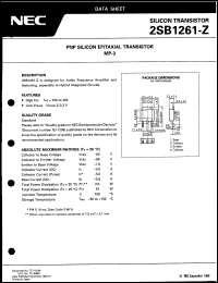 datasheet for 2SB1261 by NEC Electronics Inc.