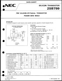 datasheet for 2SB799 by NEC Electronics Inc.