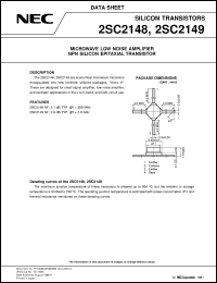 datasheet for 2SC2148 by NEC Electronics Inc.