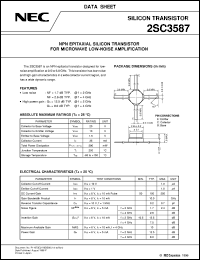 datasheet for 2SC3587 by NEC Electronics Inc.