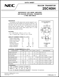 datasheet for 2SC4094 by NEC Electronics Inc.