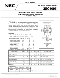 datasheet for 2SC4095-T1 by NEC Electronics Inc.