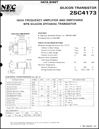 datasheet for 2SC4173 by NEC Electronics Inc.