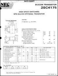 datasheet for 2SC4175 by NEC Electronics Inc.