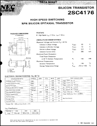 datasheet for 2SC4176 by NEC Electronics Inc.
