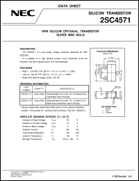datasheet for 2SC4571 by NEC Electronics Inc.