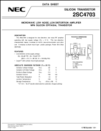 datasheet for 2SC4703 by NEC Electronics Inc.