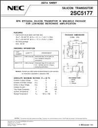 datasheet for 2SC5177-T1 by NEC Electronics Inc.
