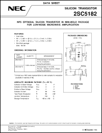 datasheet for 2SC5182 by NEC Electronics Inc.