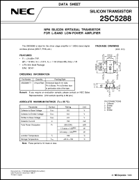 datasheet for 2SC5288-T1 by NEC Electronics Inc.