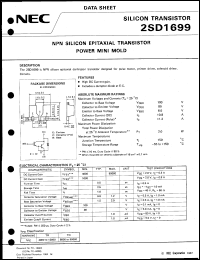 datasheet for 2SD1699 by NEC Electronics Inc.