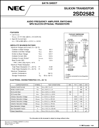 datasheet for 2SD2582 by NEC Electronics Inc.