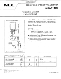 datasheet for 2SJ198 by NEC Electronics Inc.