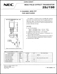 datasheet for 2SJ198-T/JD by NEC Electronics Inc.