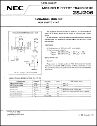 datasheet for 2SJ206 by NEC Electronics Inc.