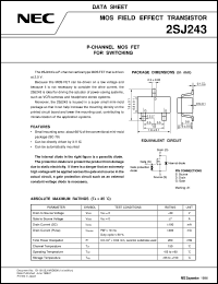 datasheet for 2SJ243 by NEC Electronics Inc.