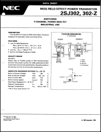 datasheet for 2SJ302 by NEC Electronics Inc.