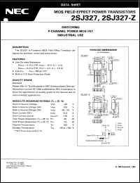 datasheet for 2SJ327-Z-T1 by NEC Electronics Inc.