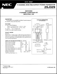 datasheet for 2SJ329 by NEC Electronics Inc.