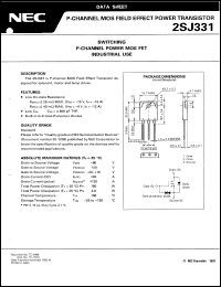 datasheet for 2SJ331 by NEC Electronics Inc.