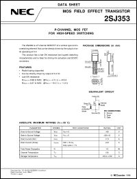 datasheet for 2SJ353-T by NEC Electronics Inc.