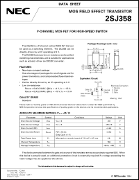datasheet for 2SJ358-T1 by NEC Electronics Inc.
