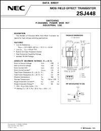 datasheet for 2SJ448 by NEC Electronics Inc.