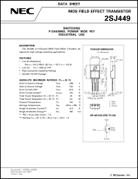 datasheet for 2SJ449 by NEC Electronics Inc.