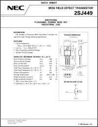 datasheet for 2SJ449(JM) by NEC Electronics Inc.