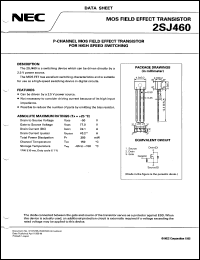 datasheet for 2SJ460-T/JM by NEC Electronics Inc.