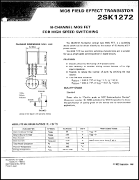 datasheet for 2SK1272/JM by NEC Electronics Inc.
