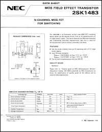 datasheet for 2SK1483 by NEC Electronics Inc.