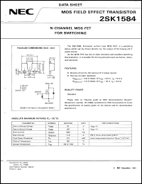 datasheet for 2SK1584-T1 by NEC Electronics Inc.