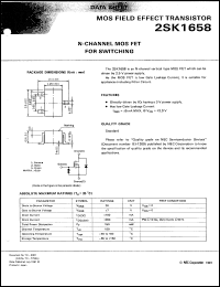 datasheet for 2SK1658-T1 by NEC Electronics Inc.