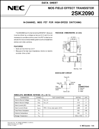 datasheet for 2SK2090-T2 by NEC Electronics Inc.