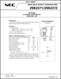 datasheet for 2SK2371 by NEC Electronics Inc.