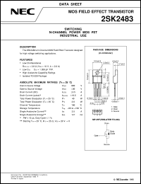 datasheet for 2SK2483 by NEC Electronics Inc.