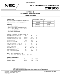 datasheet for 2SK3056 by NEC Electronics Inc.