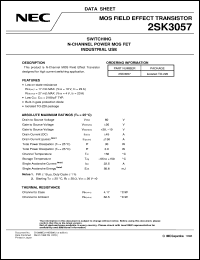 datasheet for 2SK3057 by NEC Electronics Inc.