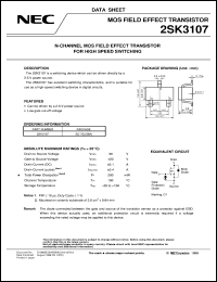 datasheet for 2SK3107-T1 by NEC Electronics Inc.